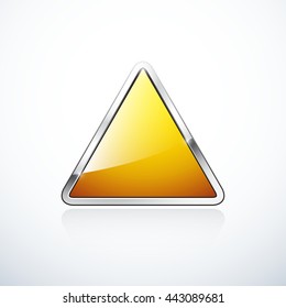 Orange triangle sign