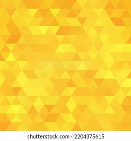 Orange triangular background. Presentation template.