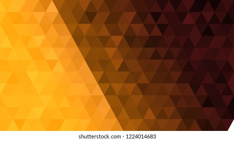 Orange triangular low poly, Mosaic pattern Background, Vector illustration graphic, Creative, Origami style with gradient