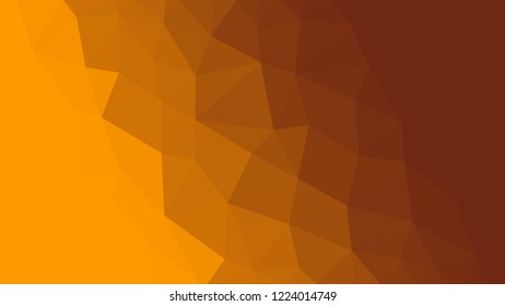 Orange triangular low poly, Mosaic pattern Background, Vector illustration graphic, Creative, Origami style with gradient