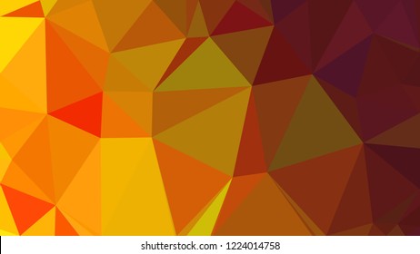 Orange triangular low poly, Mosaic pattern Background, Vector illustration graphic, Creative, Origami style with gradient