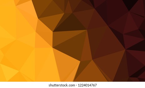 Orange triangular low poly, Mosaic pattern Background, Vector illustration graphic, Creative, Origami style with gradient