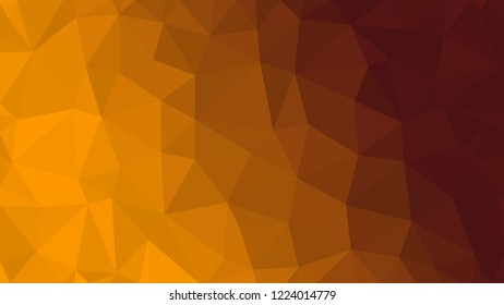 Orange triangular low poly, Mosaic pattern Background, Vector illustration graphic, Creative, Origami style with gradient