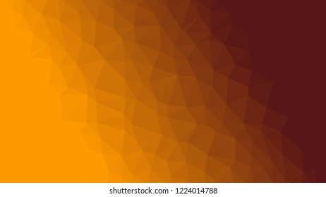 Orange triangular low poly, Mosaic pattern Background, Vector illustration graphic, Creative, Origami style with gradient