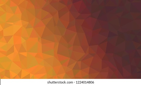 Orange triangular low poly, Mosaic pattern Background, Vector illustration graphic, Creative, Origami style with gradient