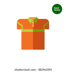 Orange t-shirt icon