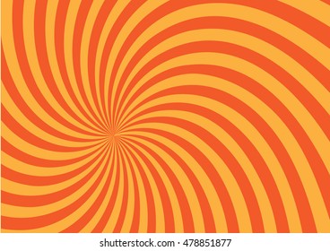 orange twist shape pattern background