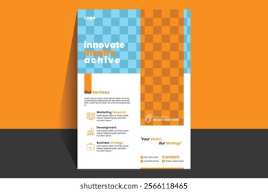 Orange unique multiply layer, Modern advertising,Professional Corporate, Creative, minimal, Print Ready, 300 dpi A4,Sleek Flyer design Template For personal and business Individual.