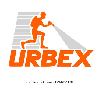 orange Urbex icon design