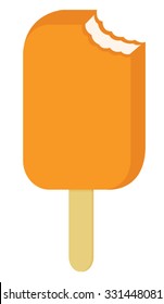 Orange and Vanilla Popsicle