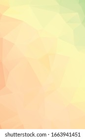 Orange vector abstract mosaic background