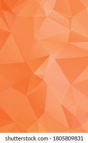 Orange vector abstract mosaic background