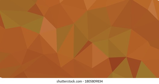 Orange vector abstract mosaic background