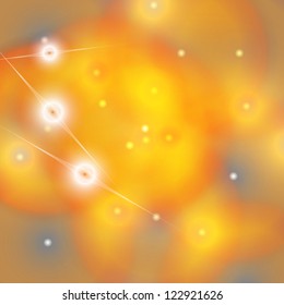 orange vector background