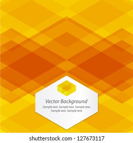 Orange vector background