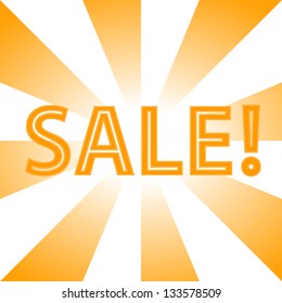 Orange vector background, vector