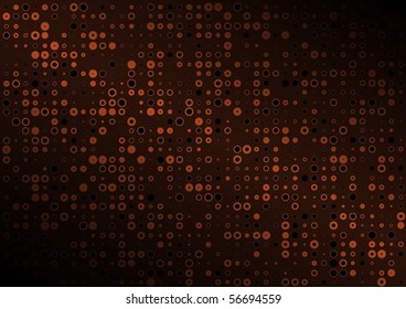 Orange vector background abstract  doted pattern illustration