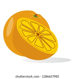 orange vector cartoon