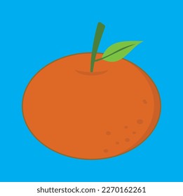 orangefarbene Vektordesign-Illustrationslinie