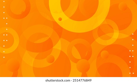 Orange vector gradient abstract background design
