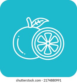 Icono de vector naranja. Se puede usar para imprimir, móviles y aplicaciones web.