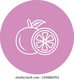 Orange vector icon. Can be used for printing, mobile and web applications.