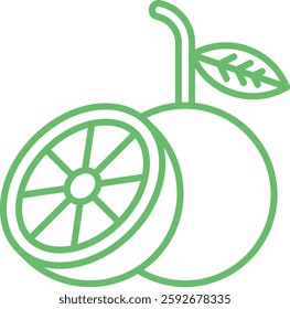 Orange vector icon. Can be used for printing, mobile and web applications.