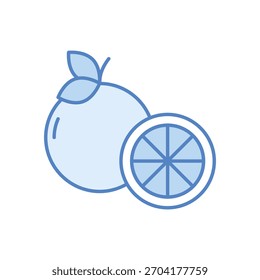 Orange Vector icon stock illustration