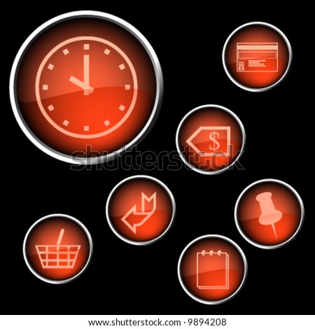 Orange vector iconset 09