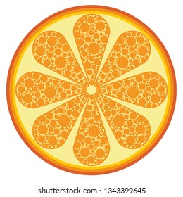 orange vector illustration