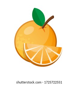 Ilustración vectorial naranja , diseño naranja
