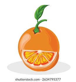 Ilustração de vetor laranja para design gráfico