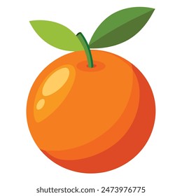 Orange Vektorillustration hohe Qualität