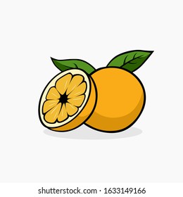 Orange vector illustration isolated for all purpose