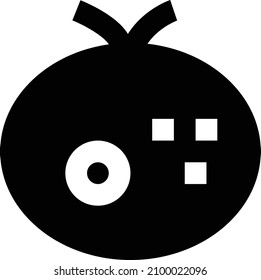 orange vector illustration isolated on a transparent background. glyph vector icons for concept or web graphics.