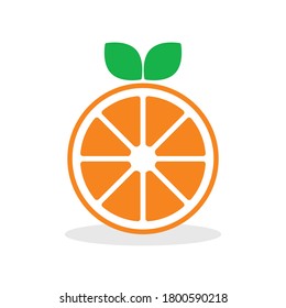 orangefarbene Vektorgrafik auf weißem Hintergrund