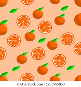 orange vector illustration pattern, can be used for wallpaper