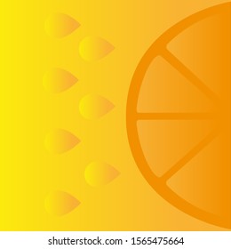 orange vector illystration eps10 icon