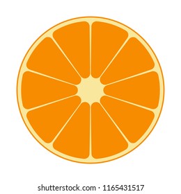 Orange vector image