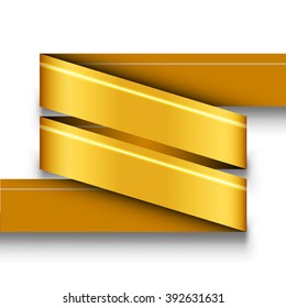 Orange vector infographics design isolated on the white without sample texts. Banner for web design, flyers or design elements. Infographic ribbons.