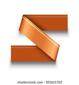 Orange vector infographics design isolated on the white without sample texts. Banner for web design, flyers or design elements. Infographic ribbons.