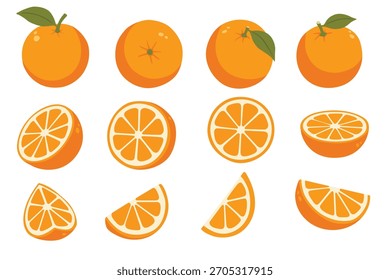 Logotipo do vetor laranja isolado no fundo branco.