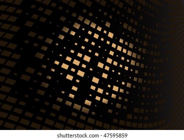 Orange vector modern background