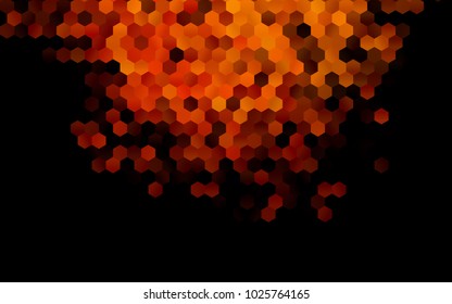 Orange vector modern geometrical abstract background. Texture, brand-new background. Geometric background in Origami style with gradient. 