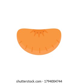Orange vector. Orange on white background. Orange logo.