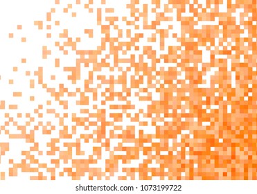 Orange vector pixel background