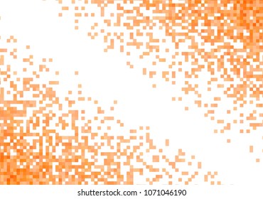 Orange vector pixel-look background