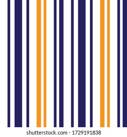 Orange vertical striped seamless pattern background suitable for fashion textiles, graphics