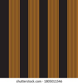 Orange vertical striped seamless pattern background suitable for fashion textiles, graphics