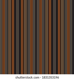 Orange vertical striped seamless pattern background suitable for fashion textiles, graphics